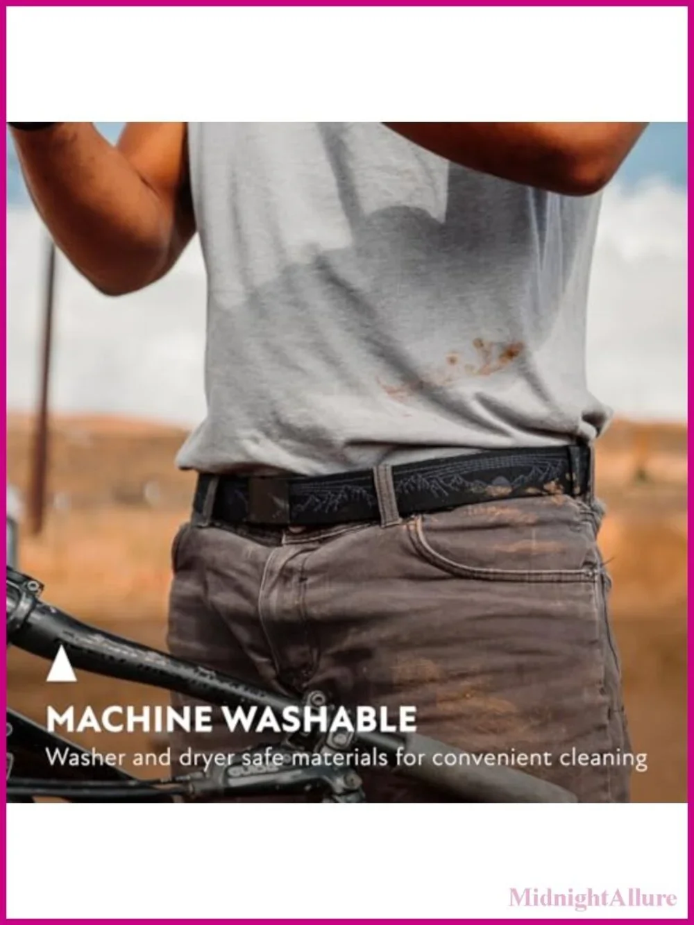 Unisex Adventure Stretch Belt Custom Fit Metal-Free Buckle